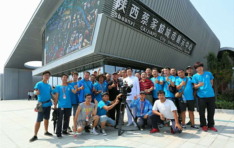 唐国强代言宝鸡蔡家坡城市形象广告片圆满完成(图1)